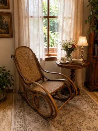 Cadeira de Balanço Thonet (leia a descrição)