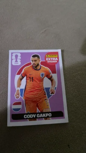 Figurinha Cody gakpo lilás roxa copa 2026