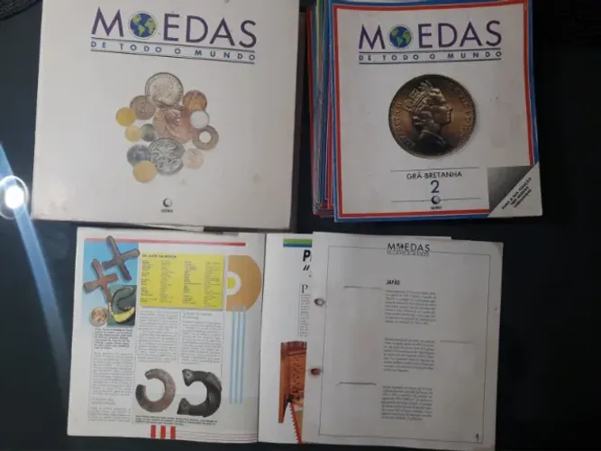 Moedas todos Mundo 40 Faciculos completo