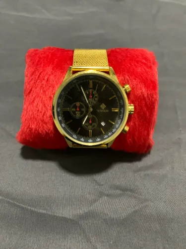 Relógio Masculino Dourado - WWOOR