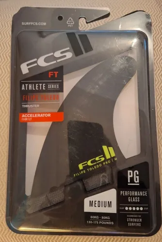 Quilha FCS 2 FELIPE TOLEDO PG TRI - MEDIUM - NUNCA USADA! 