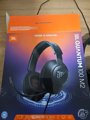 Fone de Ouvido JBL Quantum 100M2 Gamer Over-ear com Microfone Removível para PS4 e PS5