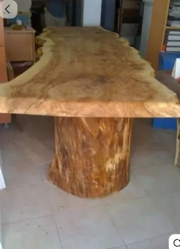 Mesa rustica luxo área externa