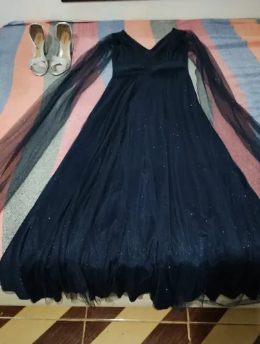 Vestido de Gala + Sandálias Tel *