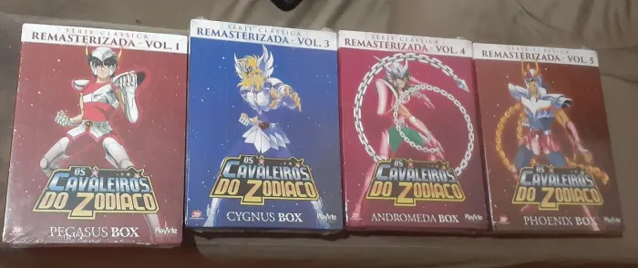 Cavaleiros do zodiaco remasterizado todos 500,00!