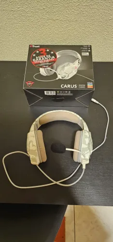 Headset Gamer Trust Carus GXT 322 Snow Camo