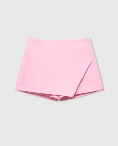 Short saia rosa da zara