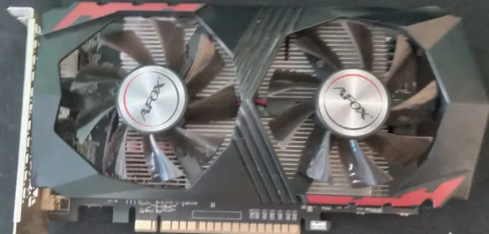 placa de video gtx 1050 ti ddr 5 afox liga ms não dá video é pra reparo ou retirda de peça