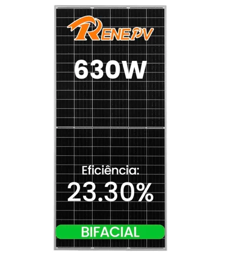 PALETE MODULO 630W RENEPV BIFACIAL 30MM - R$0,80/WP