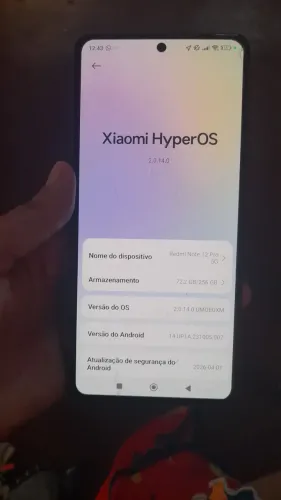 Xiaomi Redmi Note 12 Pró 5G (ANÁPOLIS)