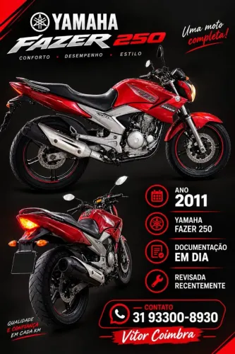 Fazer 250 modelo 2012