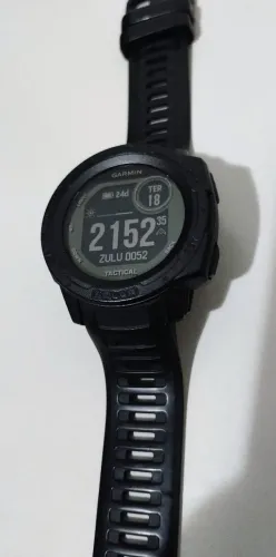 Relógio Garmin Instinct Solar Tactical Preto
