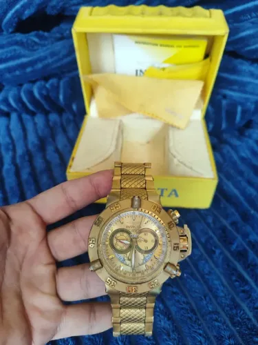 Relógio invicta SubAqua Noma 3 5403 ORIGINAL Ouro Plaquet
