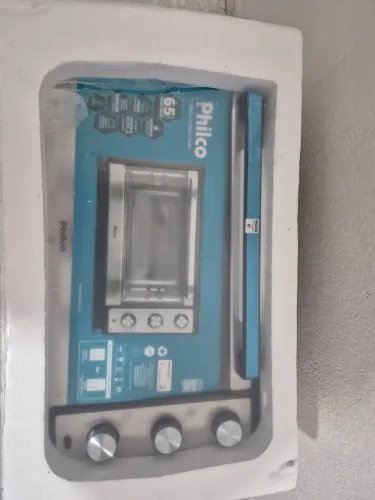 FORNO ELÉTRICO PHILCO INOX COM PRETO 220V NUNCA USADO