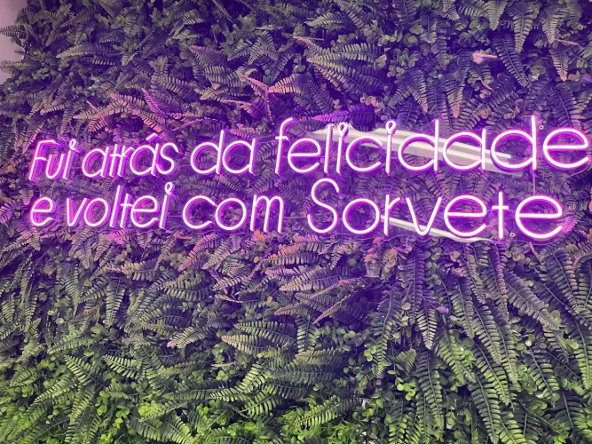 Placa Neon SORVETERIA