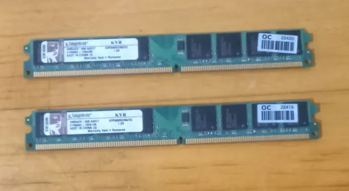 Memória DDR2 KINGSTON - 2GB - LEIA TODO O ANÚNCIO