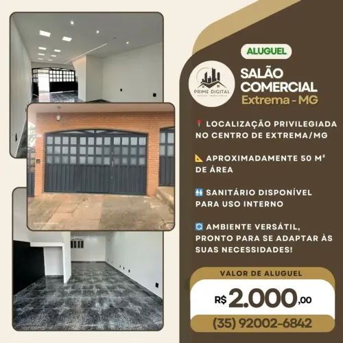 PONTOS COMERCIAIS PARA LOCAÇÃO