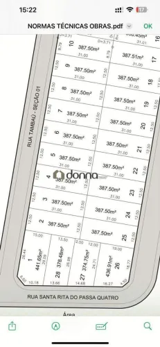 Terreno no Damha Residencial Uberaba III (Uberaba/MG) | 387,50 m² | Lazer completo