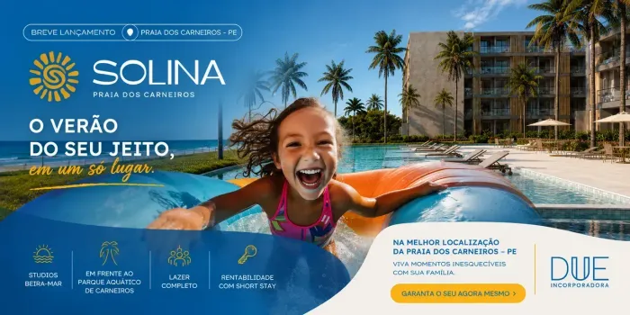 SOLINA | Studios Beira-Mar em Carneiros | Invista Onde o Brasil Passa Férias