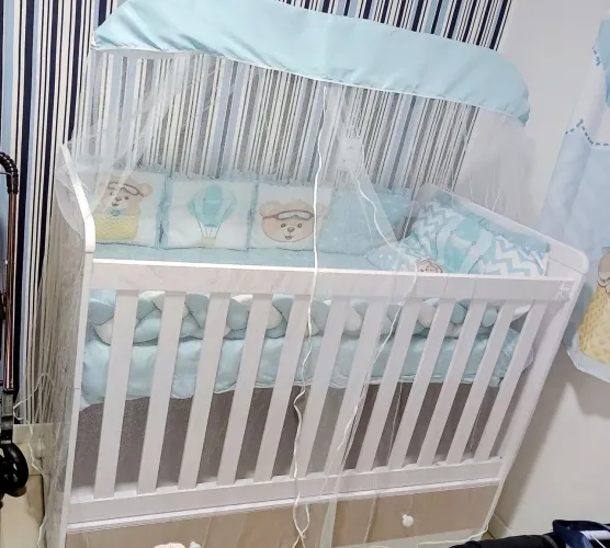 Berço vira cama