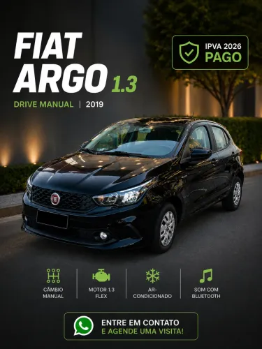 Fiat Argo Drive 1.3 8V Flex 2019