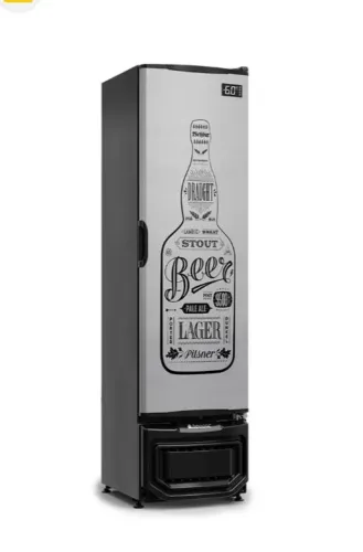 NZ. Cervejeira 230 Litros porta sólida Gelopar