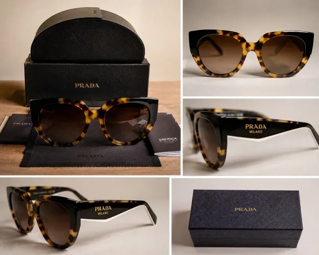 Óculos de Sol Prada Milano Original | Completo com Caixa e Estojo