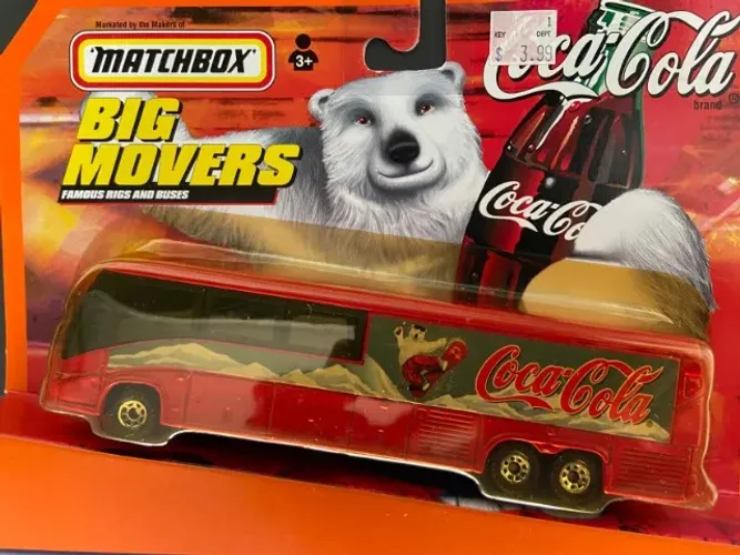 Ôninus Matchbox Big Movers Coca-Cola - Polar Bear 1999