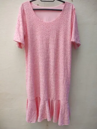 Vestido Rosa Tamanho GG