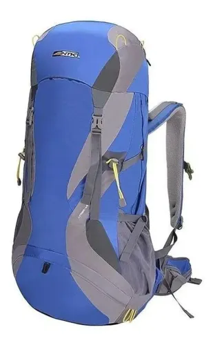 Mochila Cargueira Cymba 64l Gt Cinza E Azul - Nautika