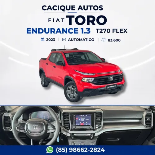 Fiat Toro Endurance 1.3 T270 4X2 Flex AUT 2023