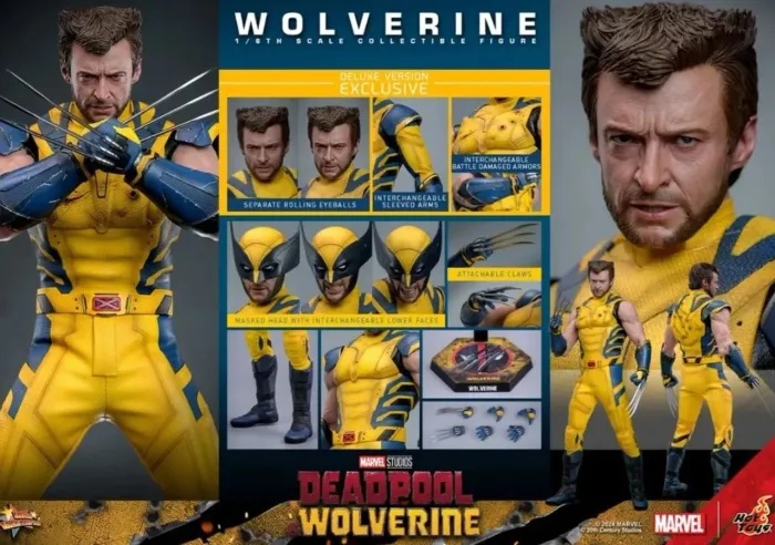 Hot toys Wolverine Deluxe Logan filme Deadpool 3 Marvel vingadores X-Men X-Men Magneto 