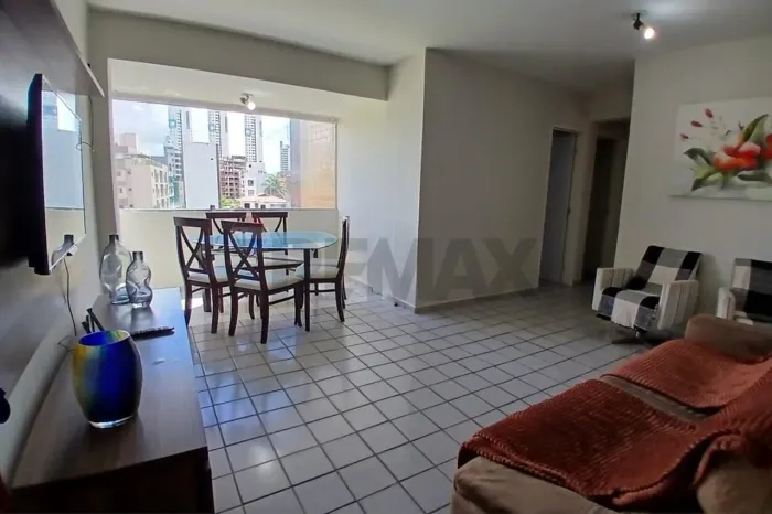 APARTAMENTO MOBILIADO PARA ALUGAR COM 75M², 3 QUARTOS NO JARDIM OCENIA