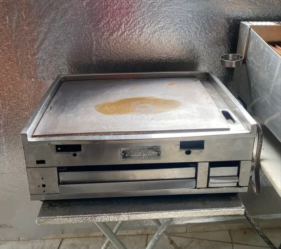 Chapa para lanche a gás croydon