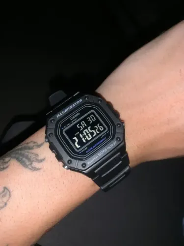 Relogio Casio Masculinoo Standar W-218h-1bvdf