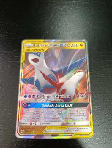 Carta pokemon Latias e Latios GX