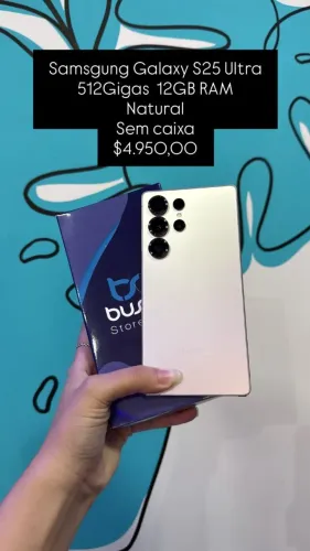 Seminovo: Samsung Galaxy S25 Ultra 512GB - Impecável | Loja Física