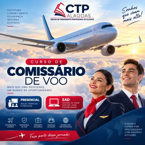 CURSO DE COMISSÁRIO DE VOO EM MACEIÓ 