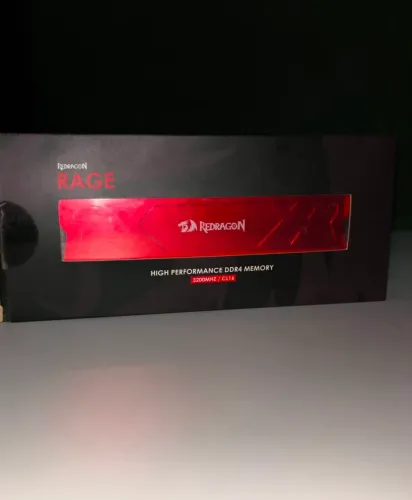 Memória Gamer Redragon Rage 8 Gb Ddr4 3200 Mhz
