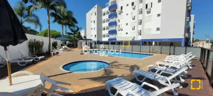 Apartamento 3 dorm, sendo 1 suíte, sacada, 2 banheiros, 1 vaga à venda no Abraão, Florianó