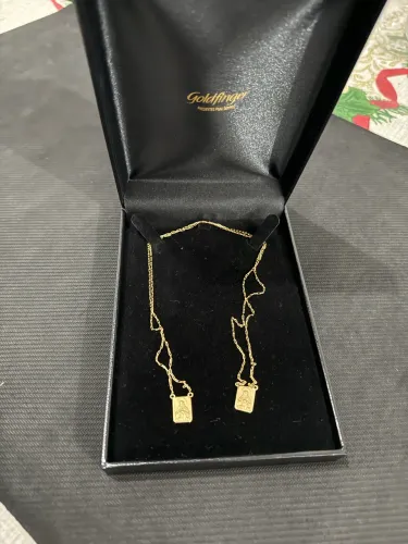 Escapulário de ouro 18k750