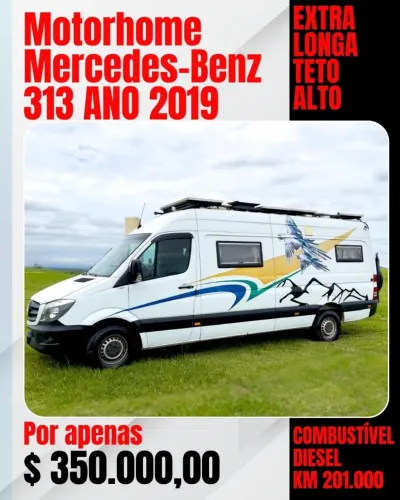 Mercedes-Benz Sprinter 313 Chassi EX. Longo 2.2 Dies. 2019