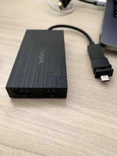 Wavlink Adaptador 2x  Hdmi (4k + 2k) Para Macbook (dois monitores)