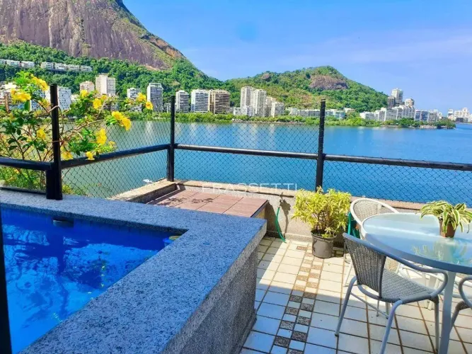 Cobertura com 4 dormitórios à venda, 364 m² por R$ 5.950.000,00 - Lagoa - Rio de Janeiro/R