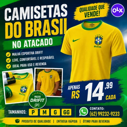 Camisetas no atacado