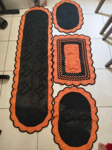 Tapetes crochê