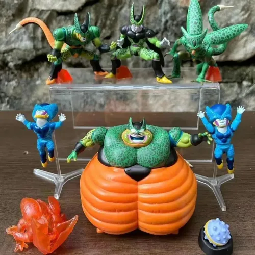 Bonecos Cell Kit 8 Versões Dragon Ball Z Super Action Figure