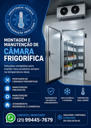 Manutenção de câmara frigorífica