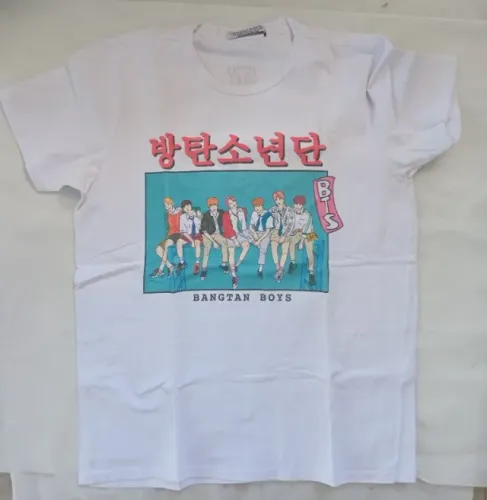 3 camisetas BTS por  25,00 