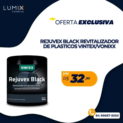 REJUVEX BLACK REVITALIZADOR DE PLASTICOS VINTEX/VONIXX